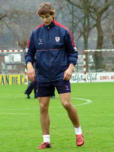 Llorente entrenando en Lezama