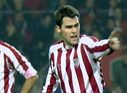 Orbaiz dando órdenes en el partido frente al Cádiz